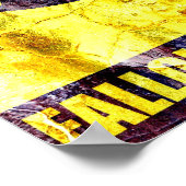 Oude afvoercontainer poster (Hoek)