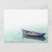 Oude Aiola boot. Kleine roeiboot in Seixal Bay. Briefkaart (Voorkant)