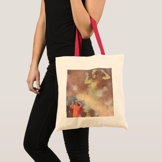 Oude Aladdin en de Geest van de Lamp, Godwin Tote Bag (Voorkant (product))