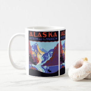 Oude Alaska-reisposter, Atlin en de Yukon Koffiemok