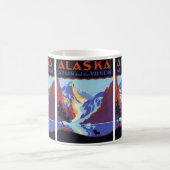 Oude Alaska-reisposter, Atlin en de Yukon Koffiemok (Center)