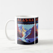 Oude Alaska-reisposter, Atlin en de Yukon Koffiemok (Links)