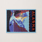 Oude Alaska-reisposter, Atlin en de Yukon Legpuzzel (Horizontaal)