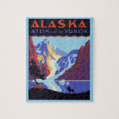 Oude Alaska-reisposter, Atlin en de Yukon Legpuzzel (Verticaal)