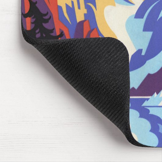 Oude Alaska Reisposter, Atlin en de Yukon Muismat (Hoek)