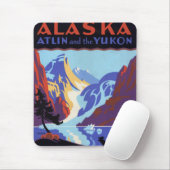 Oude Alaska Reisposter, Atlin en de Yukon Muismat (Met muis)