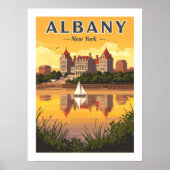 Oude Albany New York Poster (Voorkant)