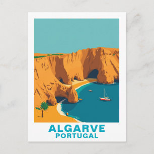 Oude Algarve, Portugal Europese Ansichtkaart Briefkaart