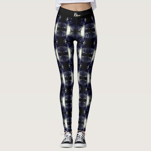 Oude Algerije Algiers auto's gebouw Leggings (Voorkant)