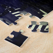Oude Algerije Algiers auto's gebouw Legpuzzel (Zijkant)