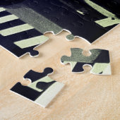 Oude Algerije Algiers auto's gebouw Legpuzzel (Zijkant)