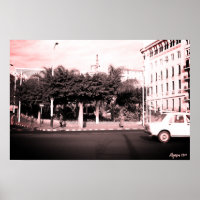 Oude Algerije Algiers auto's gebouw