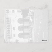 Oude Algerije Algiers Het postkantoor Briefkaart (Achterkant)