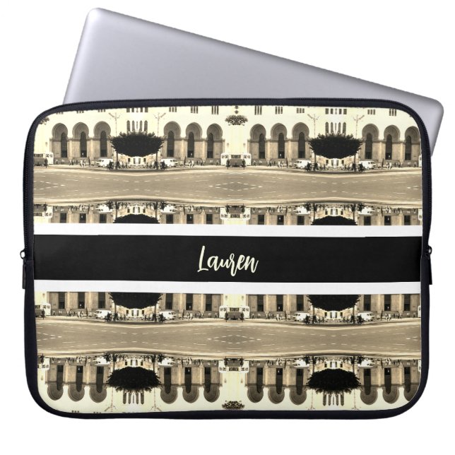 Oude Algerije Algiers Het postkantoor Laptop Sleeve (Voorkant)