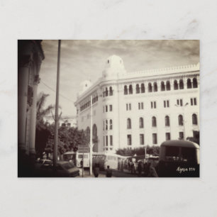 Oude Algerije Algiers Postkantoor gebouw Briefkaart