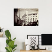 Oude Algerije Algiers Postkantoor gebouw Poster (Thuiskantoor)