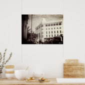Oude Algerije Algiers Postkantoor gebouw Poster (Keuken)