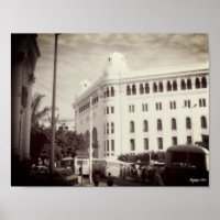 Oude Algerije Algiers Postkantoor gebouw