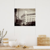 Oude Algerije Algiers Postkantoor gebouw Poster (Keuken)