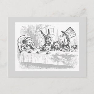 Oude Alice in Wonderland ansichtkaart Briefkaart