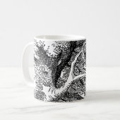 Oude Alice in Wonderland, Cheshire Cat Koffiemok (Voorkant links)