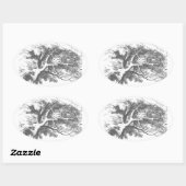 Oude Alice in Wonderland Cheshire Cat Stickers (Vel)