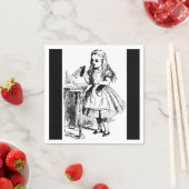 Oude Alice in Wonderland Drink Me papieren servett Servetten (Insitu)