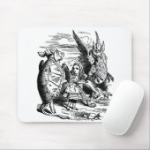 Oude Alice in Wonderland, Gryphon, Schildpad met o Muismat (Met muis)