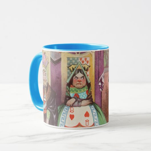Oude Alice in Wonderland, Hartendamekoningin Mok (Voorkant links)