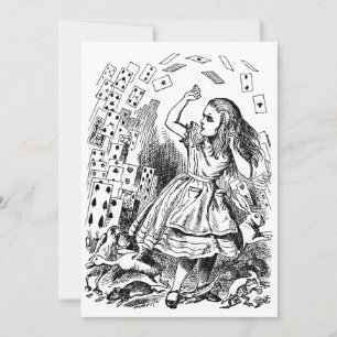 Oude Alice in Wonderland, Speelkaarten vliegen