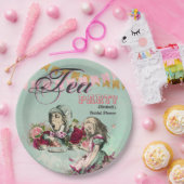 Oude Alice in Wonderland Theepartij Aangepaste Fee Papieren Bordje (Feest)