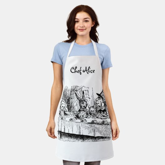 Oude Alice in Wonderland, Theescenteel scène Schort (Gedragen)