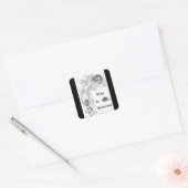 Oude Alice in Wonderland Thema Feest Sticker (Envelop)