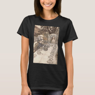 Oude Alice op een gek theekransje door Arthur Rack T-shirt