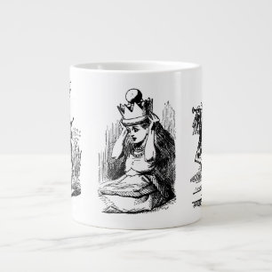 Oude Alice's Adventures in Wonderland-ontwerpen Grote Koffiekop