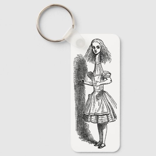 Oude Alice's Avonturen in Wonderland van Tenniel Sleutelhanger (Voorkant)