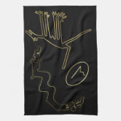 Oude aliens of stamkunst theedoek (Verticaal)