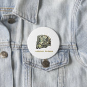 Oude aliens ronde button 7,6 cm (In situ)
