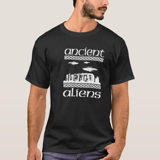 Oude aliens - terugkeer naar stenen t-shirt (Voorkant)