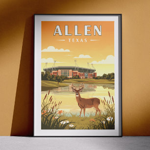 Oude Allen Texas Poster
