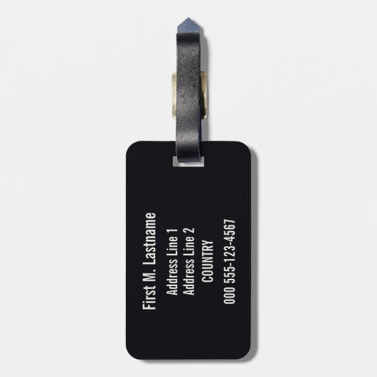 Oude Amalfi Italië aangepaste bagagelabel (Achterkant verticaal)