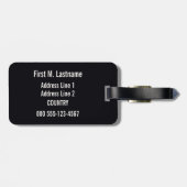 Oude Amalfi Italië aangepaste bagagelabel (Achterkant horizontaal)