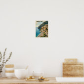 Oude Amalfi Kust Italië Retro Reizen Poster (Keuken)