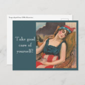 Oude Amerikaanse aanmoedigingskaart Briefkaart (Voorkant / Achterkant)