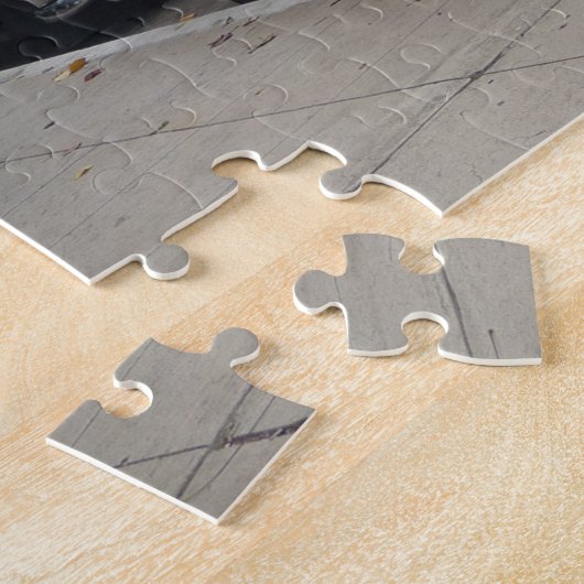 Oude amerikaanse auto op Cuba Legpuzzel (Zijkant)