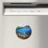 Oude Amerikaanse klassieke auto in Trinidad, Cuba Magneet (Insitu (Vaatwasser))