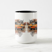 Oude Amerikaanse Muscle Car Koffiemok Mok (Midden)