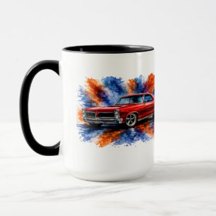 Oude Amerikaanse Muscle Car Koffiemok Mok