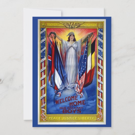 Oude Amerikaanse Patriottische Vlag, Vrede Gerecht (Voorkant)