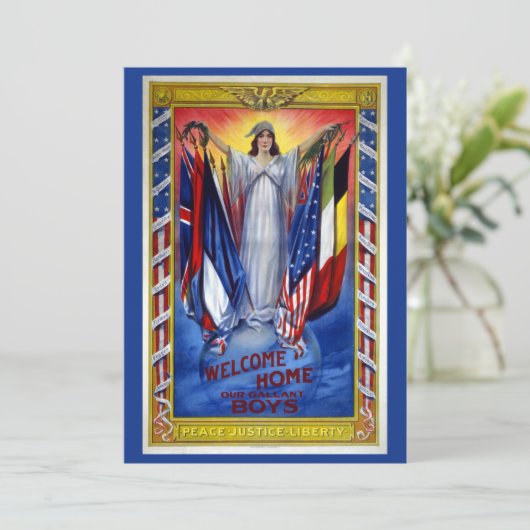 Oude Amerikaanse Patriottische Vlag, Vrede Gerecht (Staand voorkant)